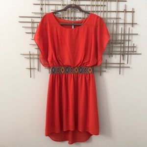 Orange Knee Length Dress from Francesca’s